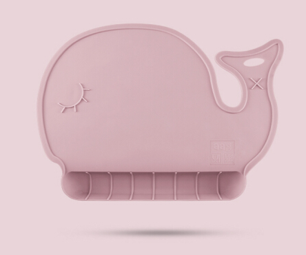 雪卡儿sharecare儿童餐具宝宝餐垫可折叠硅胶婴幼儿便携餐垫隔热防滑防水碗垫