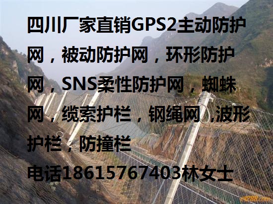 雅安主动网|怒江雅安RXI100被动网、落石拦截安全网