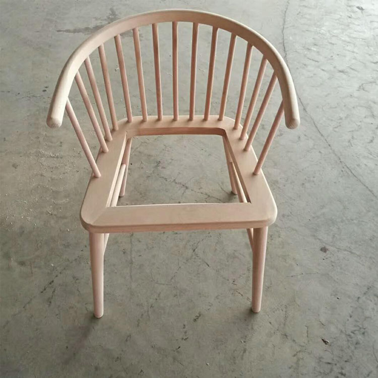 供应橡木公主椅白茬欧式实木复古靠背扶手椅白茬休闲实木咖啡厅西餐厅桌椅白茬