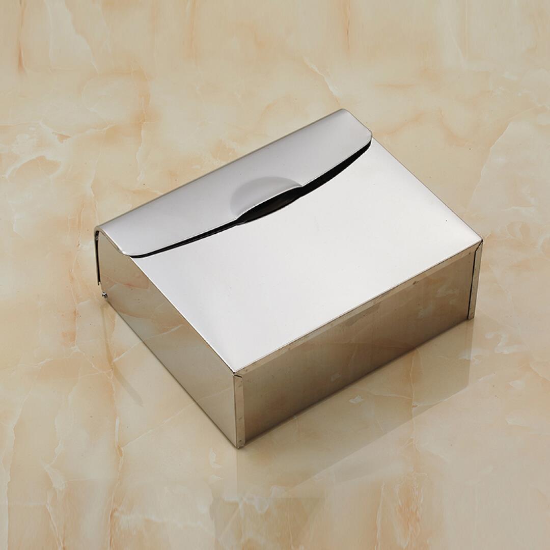优质不锈钢擦手纸箱 卫生间抽纸盒 上开盖式防水纸巾架 厂家 包邮