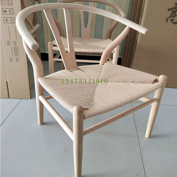 供应实木桌椅白茬实木Y椅编绳椅白茬实木Y椅软包椅白茬