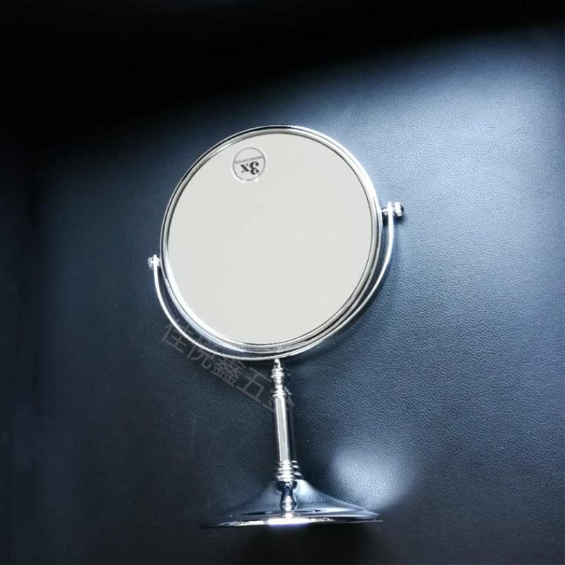 壁挂浴室化妆镜 免打孔美容镜双面放大梳妆 折叠卫生间伸缩镜子