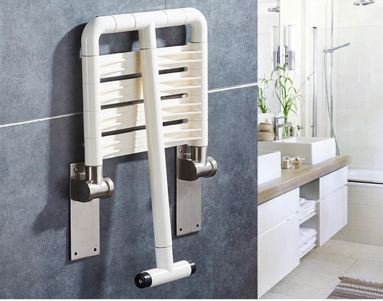 成都卫浴扶手 卫生洗手间 ABS+不锈钢 折叠活动式浴室凳 扶手厂家批发