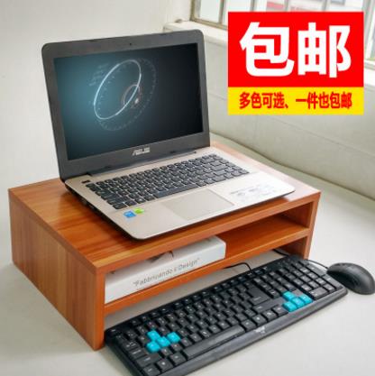 笔记本电脑显示器增高架，办公桌键盘收纳置物架