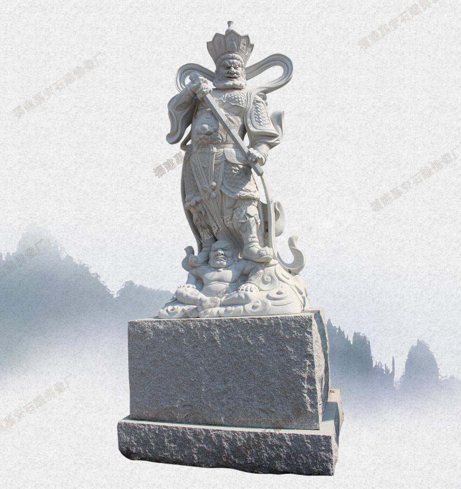 石雕四大天王哪里有人物雕像广场寺庙摆件定制四大天王雕像价格