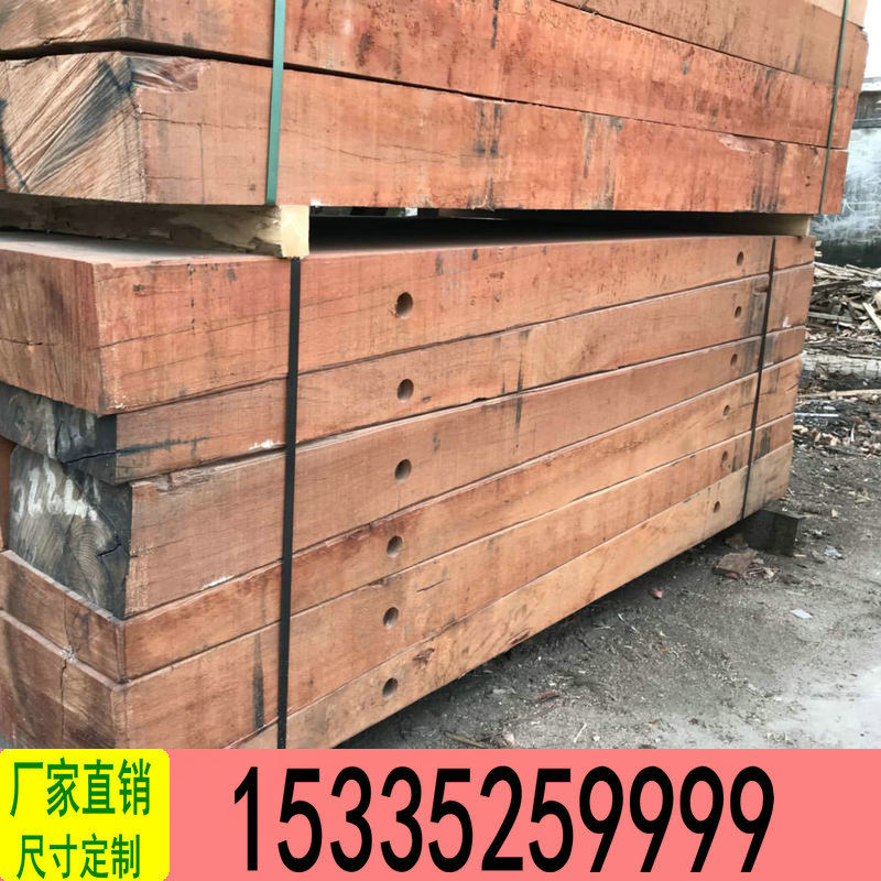 柳桉木板材 防腐木方 大梁 古建筑木结构