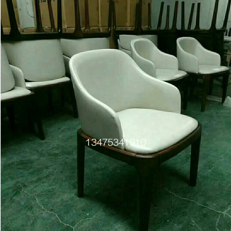 中式实木餐椅白茬现代简约北欧休闲椅子白茬酒店餐厅专用白茬椅子