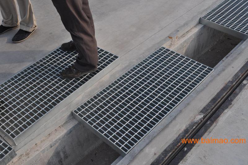 赣州工厂排水沟盖板  污水处理厂走人钢格栅板