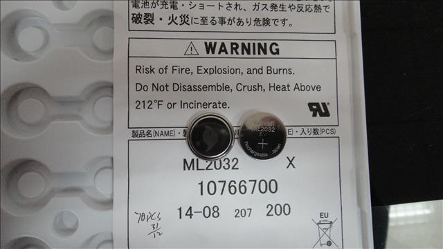供应日本maxell/万胜ML2032可充电3.0v纽扣电池 可定制加工焊脚