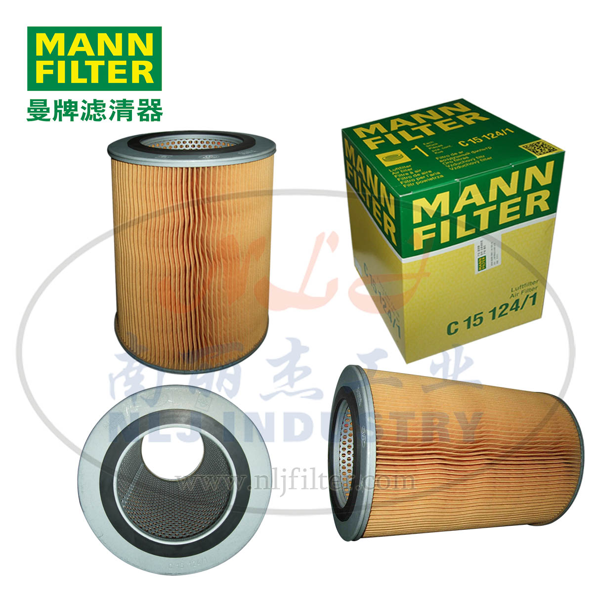 MANN-FILTER(曼牌滤清器)空滤C15124/1