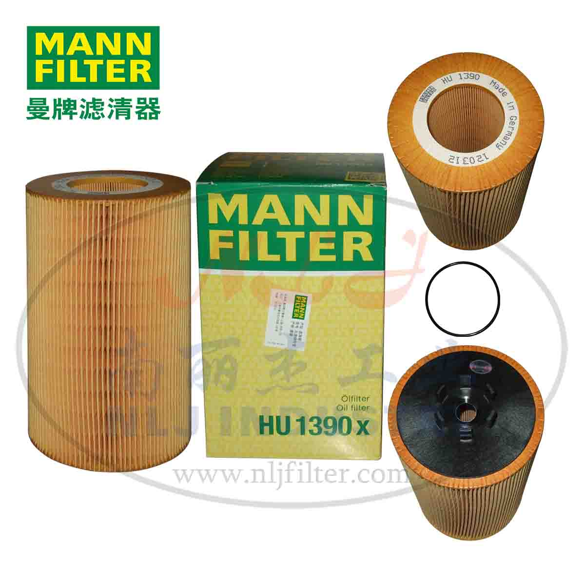 MANN-FILTER(曼牌滤清器)滤芯HU1390X