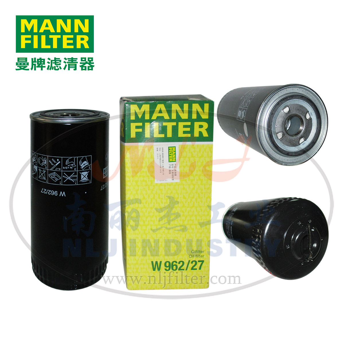 MANN-FILTER(曼牌滤清器)油滤W962/27