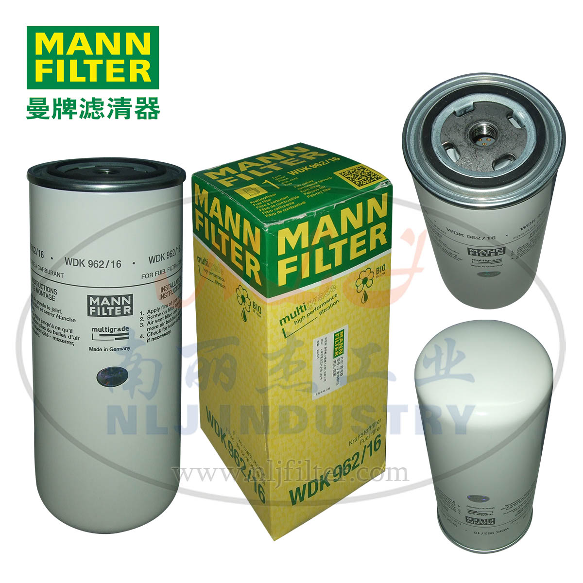 MANN-FILTER(曼牌滤清器)燃滤WDK962/16