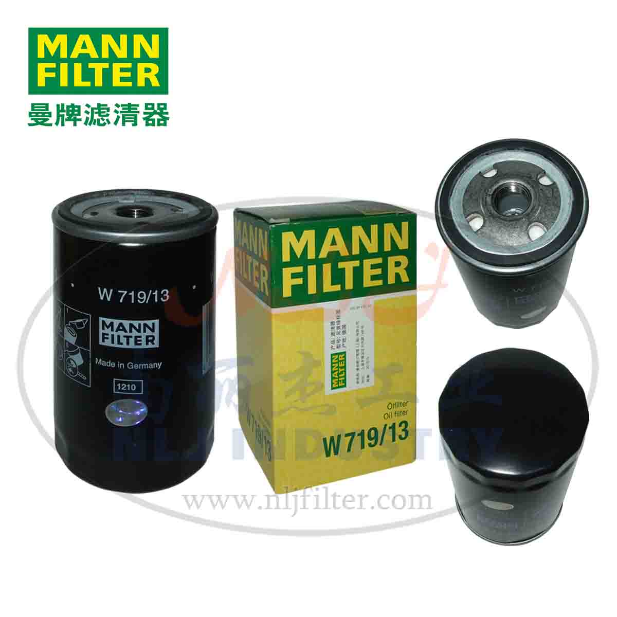 MANN-FILTER(曼牌滤清器)油滤W719/13