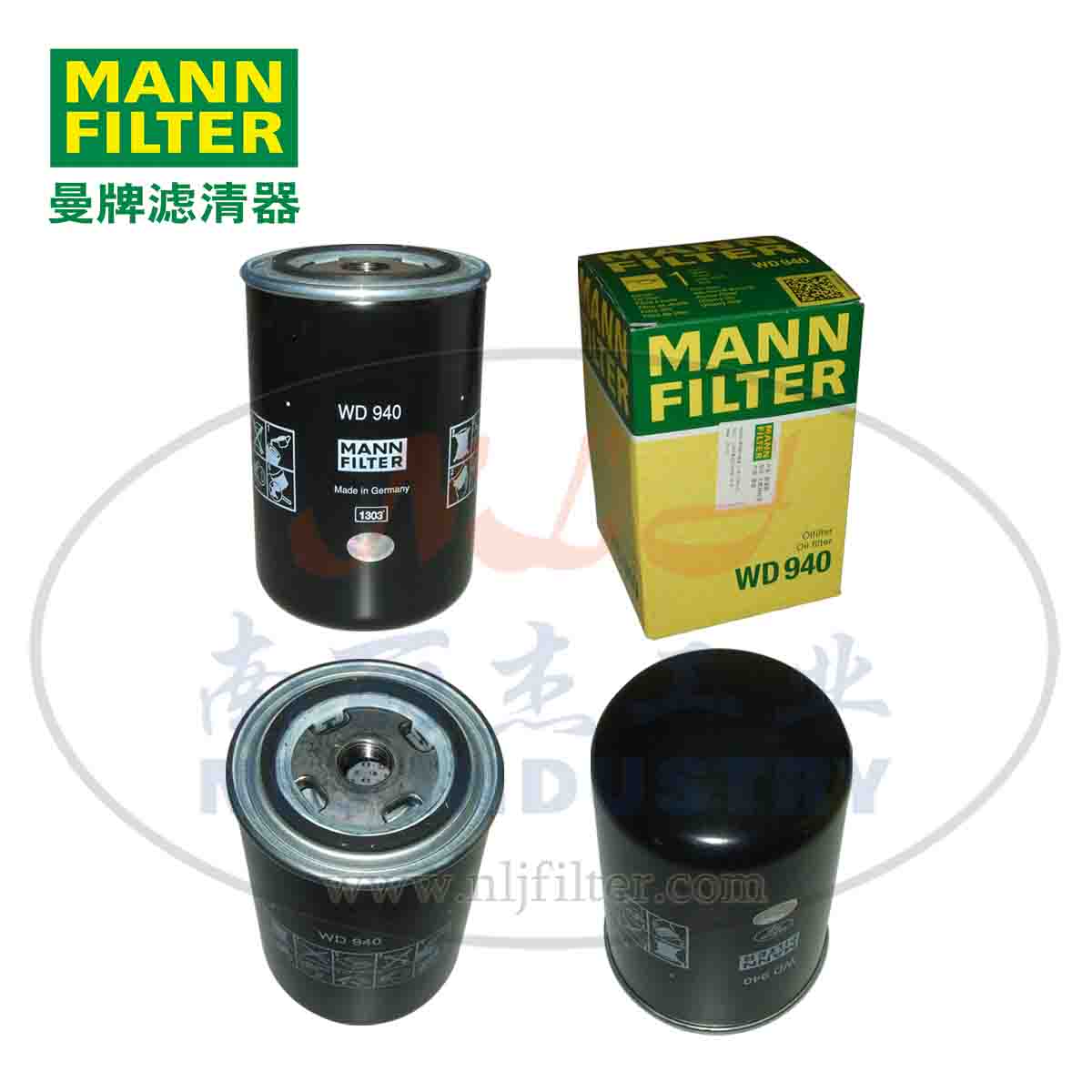 MANN-FILTER(曼牌滤清器)油滤WD940