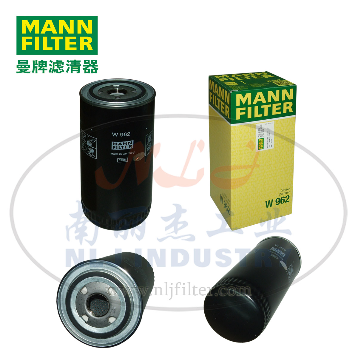 MANN-FILTER(曼牌滤清器)油滤W962