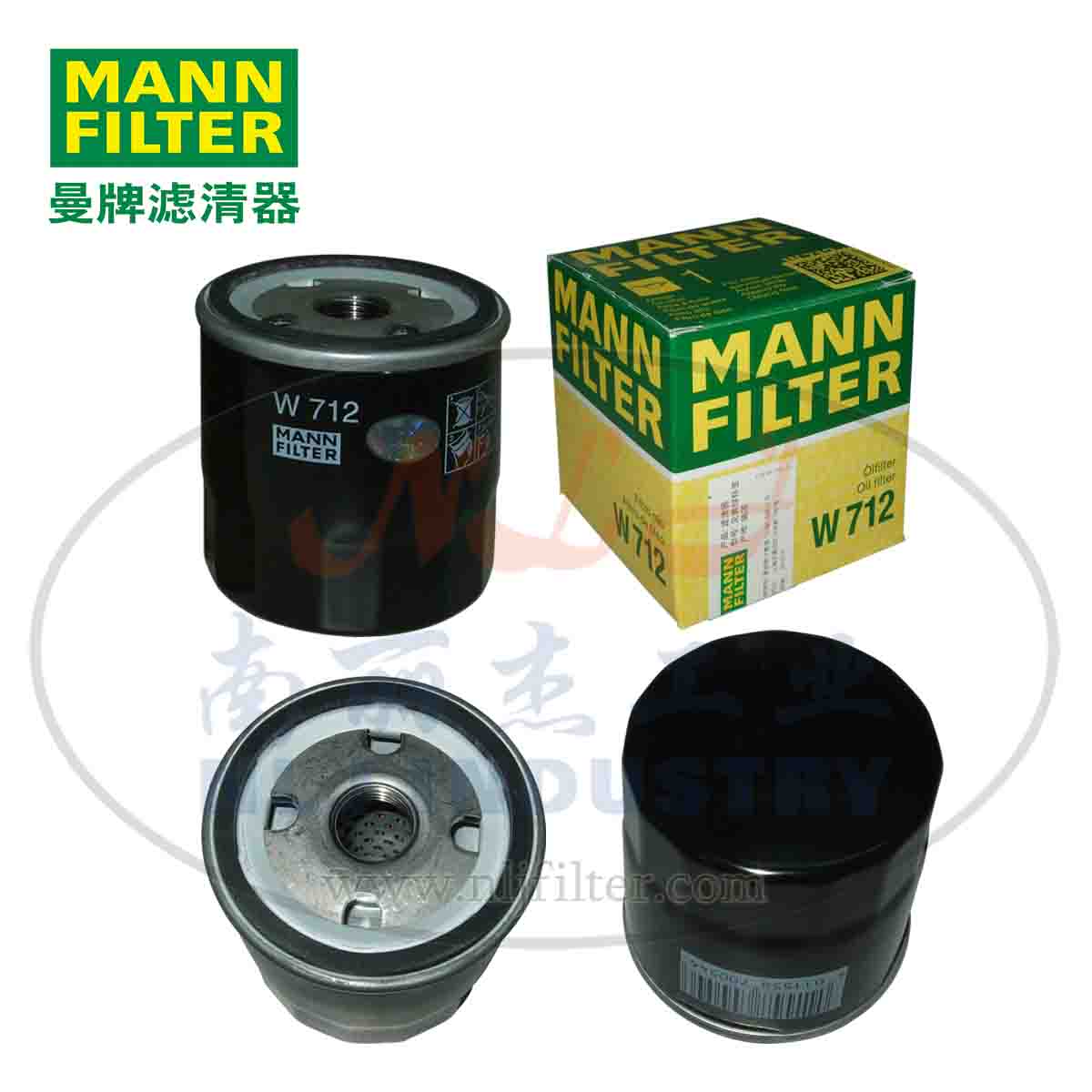 MANN-FILTER(曼牌滤清器)油滤W712