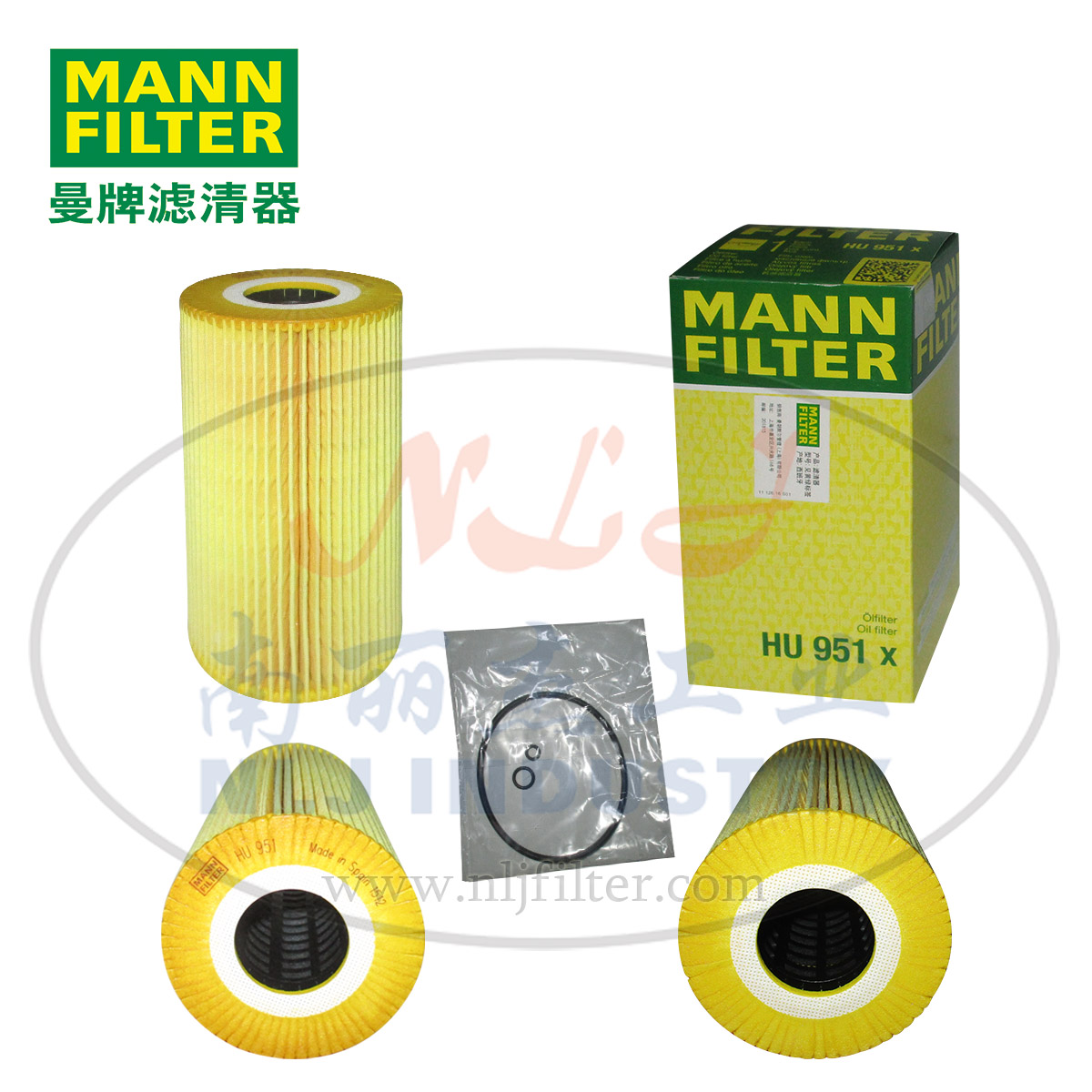 MANN-FILTER(曼牌滤清器)滤芯HU951X