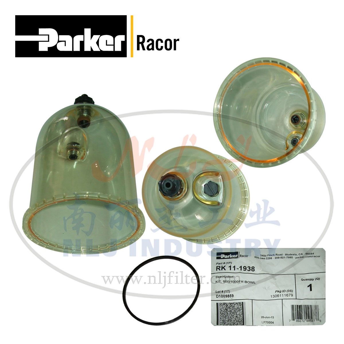 Parker(派克)Racor水杯组件RK 11-1938、RK11-1938、RK111938