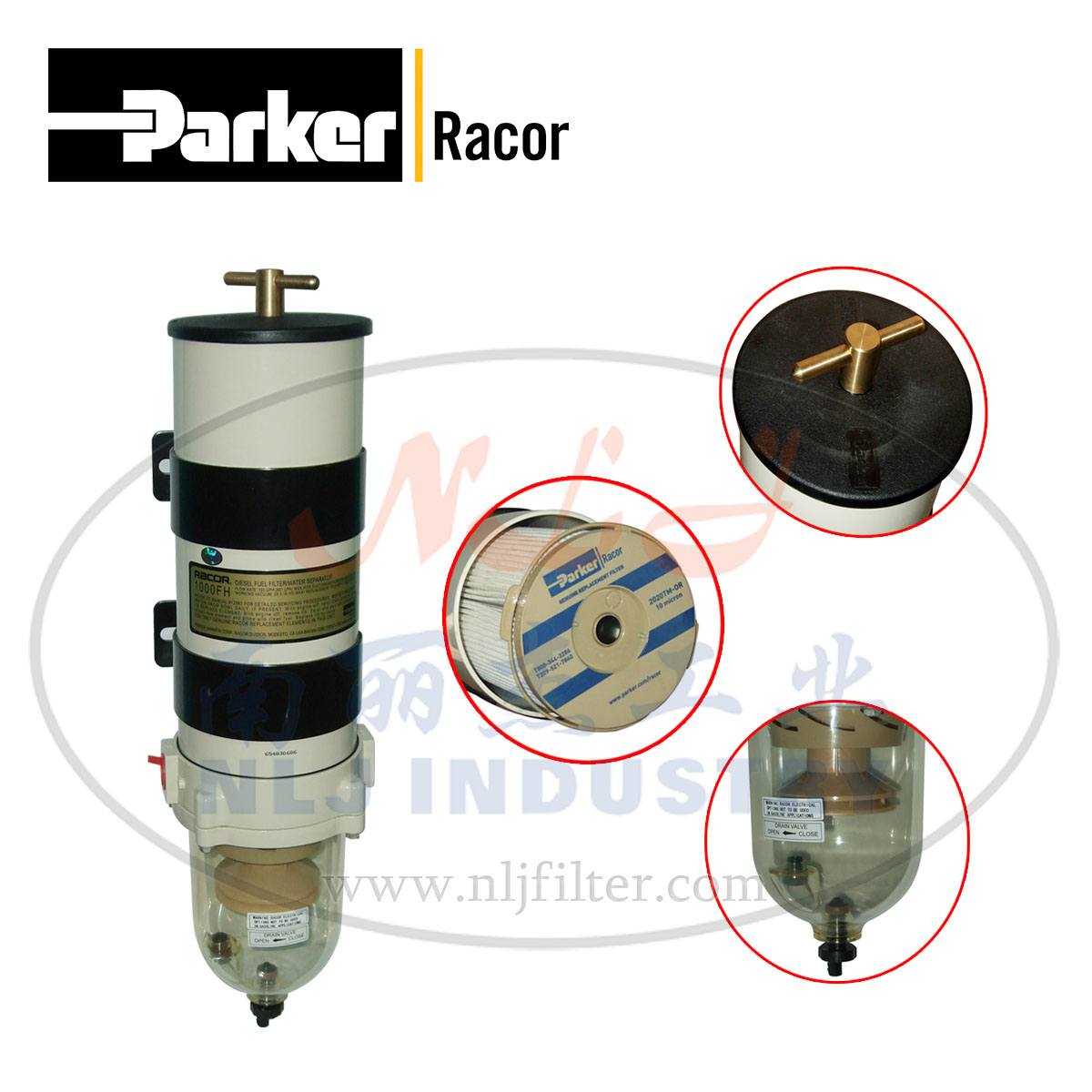 Parker(派克)Racor燃油过滤/水分离器1000FH10