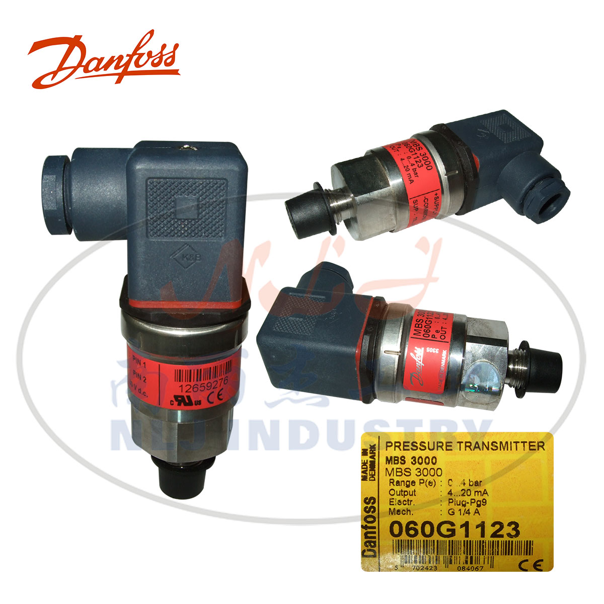 Danfoss(丹佛斯)压力变送器MBS3000 060G1123