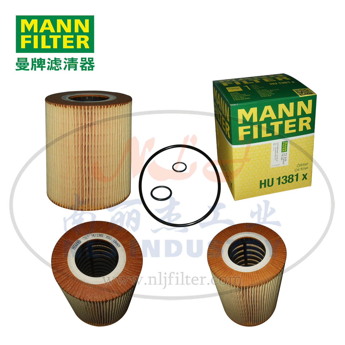 MANN-FILTER(曼牌滤清器)滤芯HU1381x