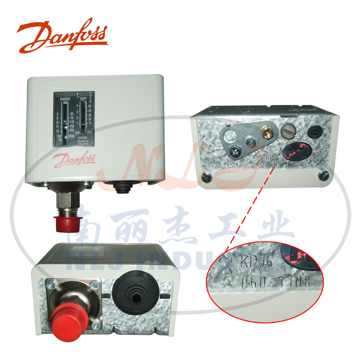 Danfoss(丹佛斯)压力开关KP36 060-1108