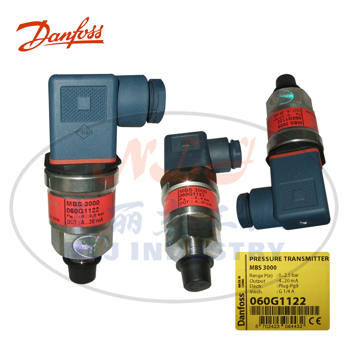 Danfoss(丹佛斯)压力变送器MBS3000 060G1122