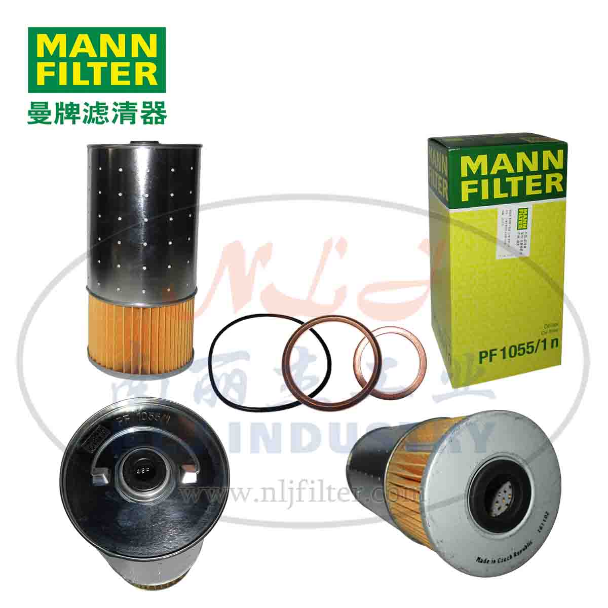 MANN-FILTER(曼牌滤清器)机油滤芯PF1055/1N