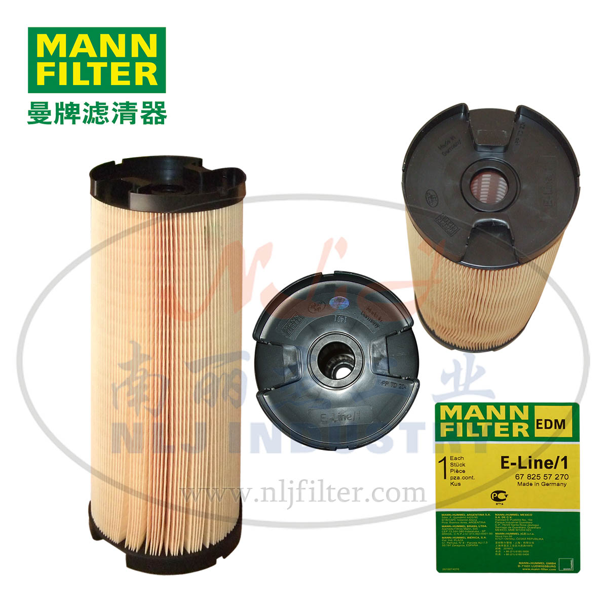 MANN-FILTER(曼牌滤清器)滤芯E-Line-1