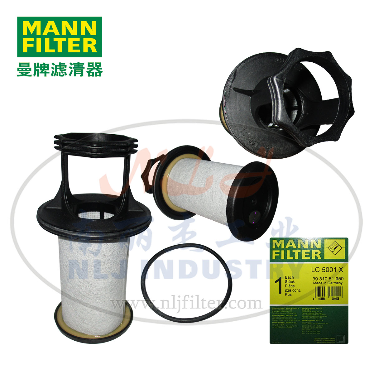 MANN-FILTER(曼牌滤清器)滤芯LC5001X