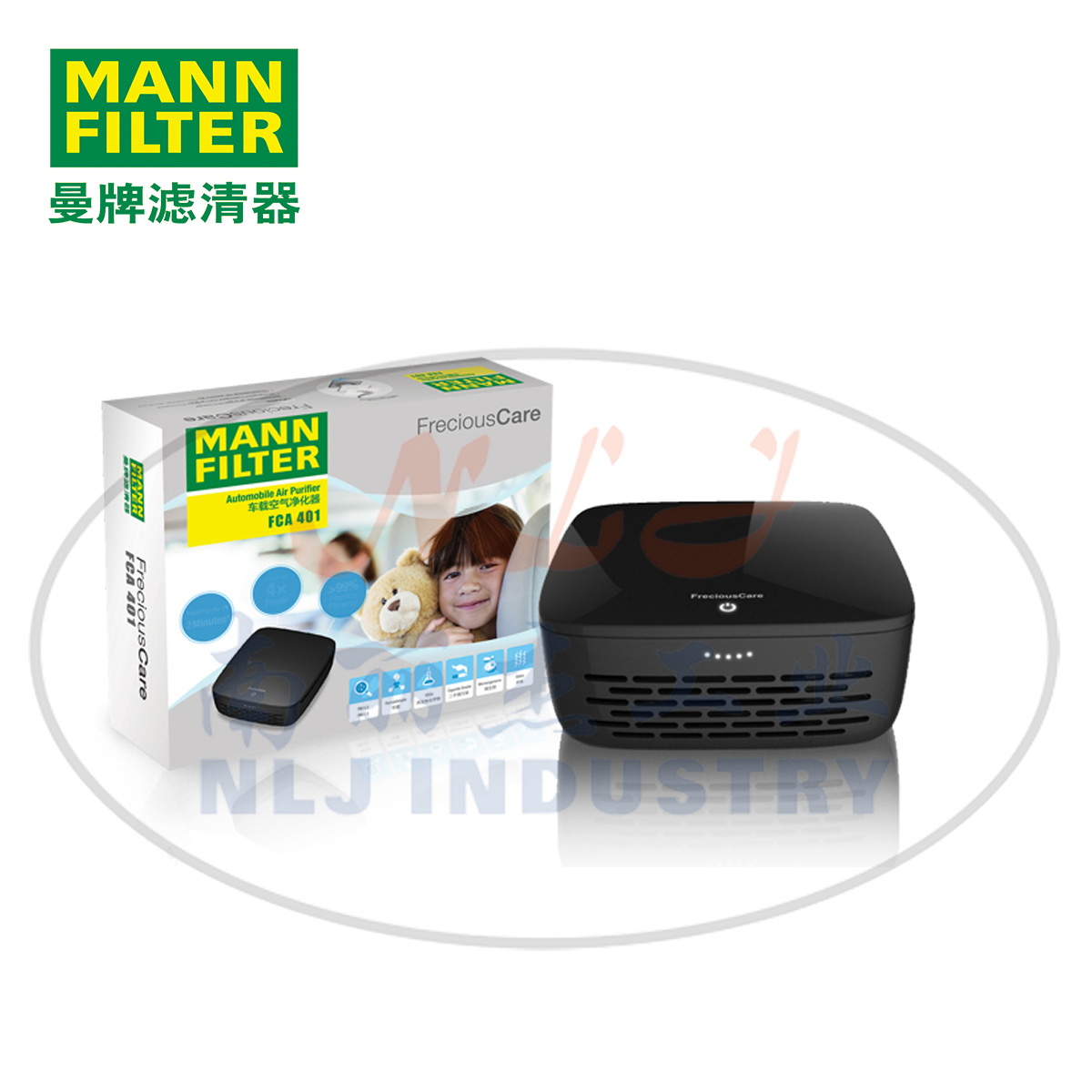 MANN-FILTER(曼牌滤清器)曼牌车载净化器FCA401