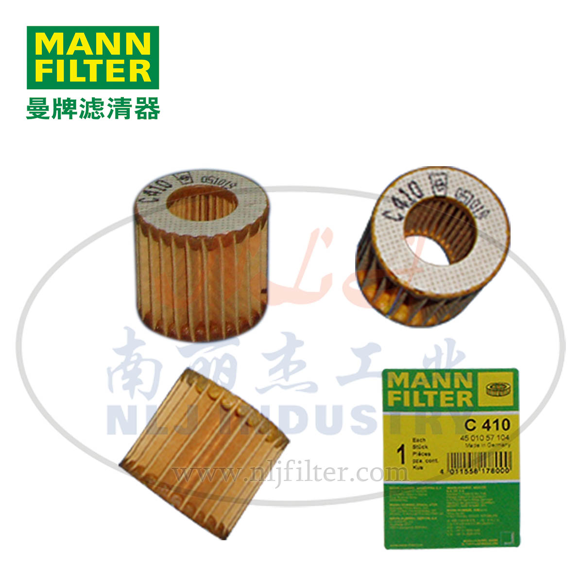 MANN-FILTER(曼牌滤清器)空滤C410