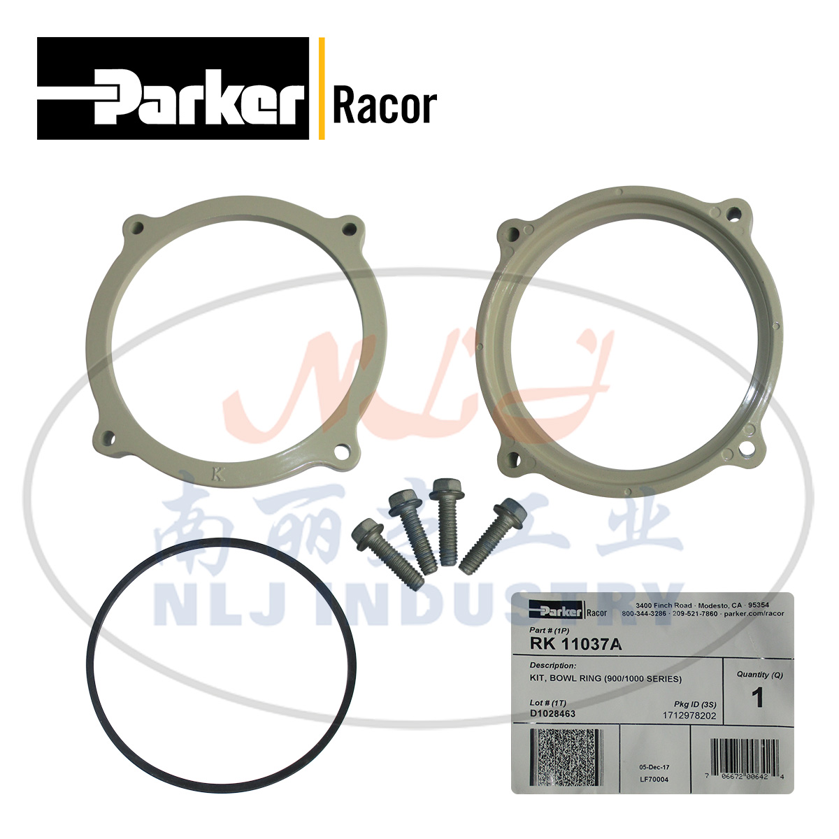 Parker(派克)Racor杯环RK 11037A、RK11037A