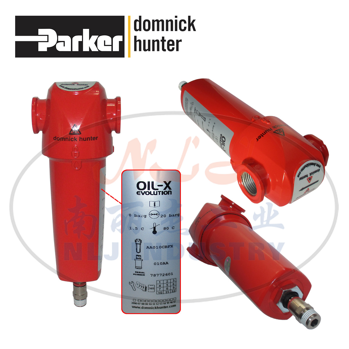 Parker派克domnick hunter多明尼克汉德过滤器AA010CBFX