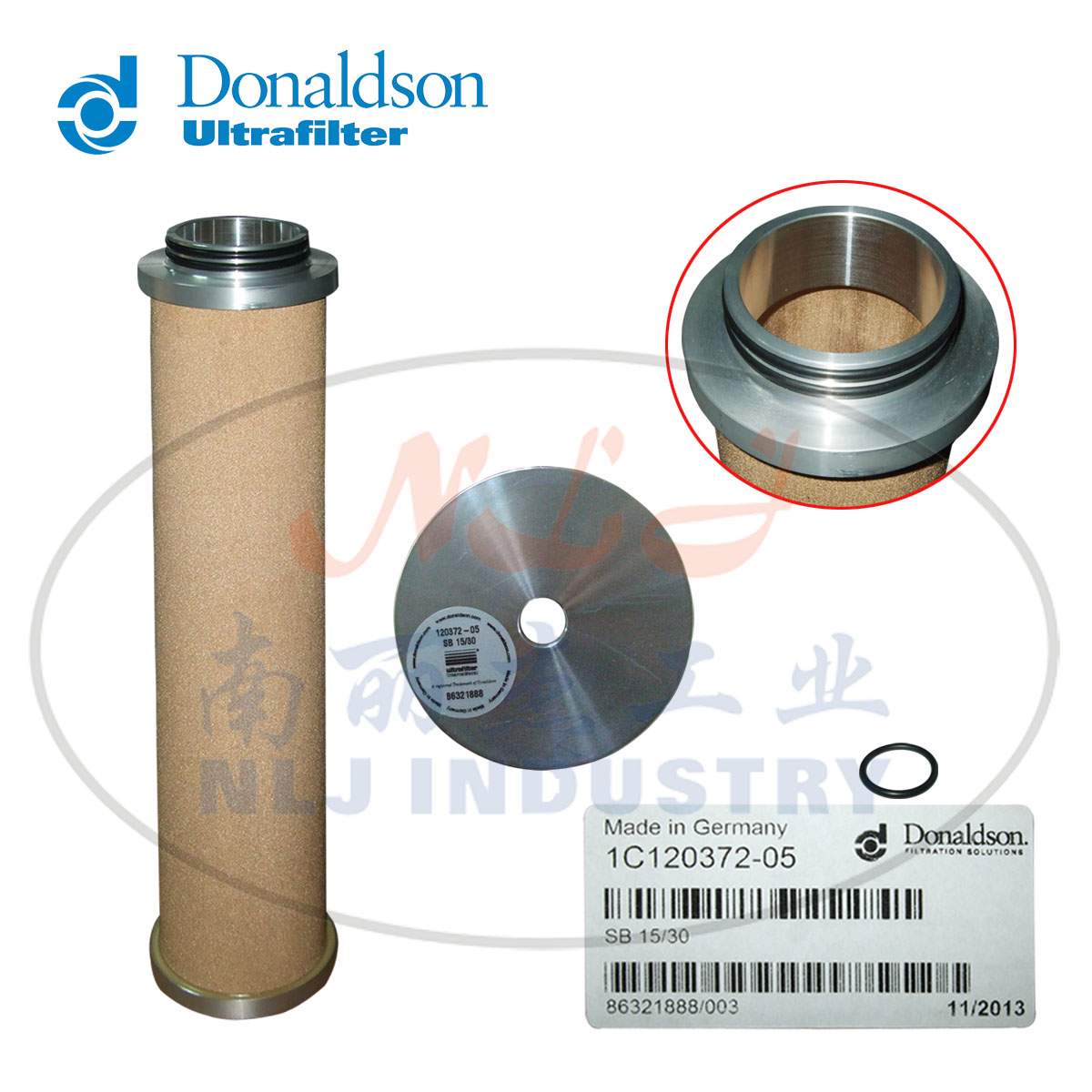 Donaldson Ultrafilter滤芯SB 15/30 120372-05