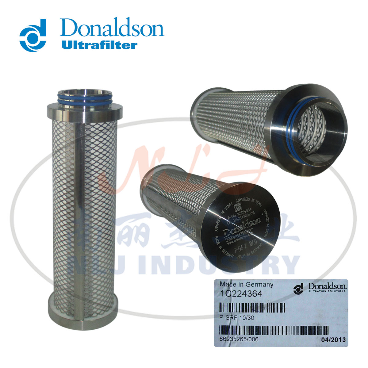 Donaldson Ultrafilter滤芯P-SRF 10/30 1C224364