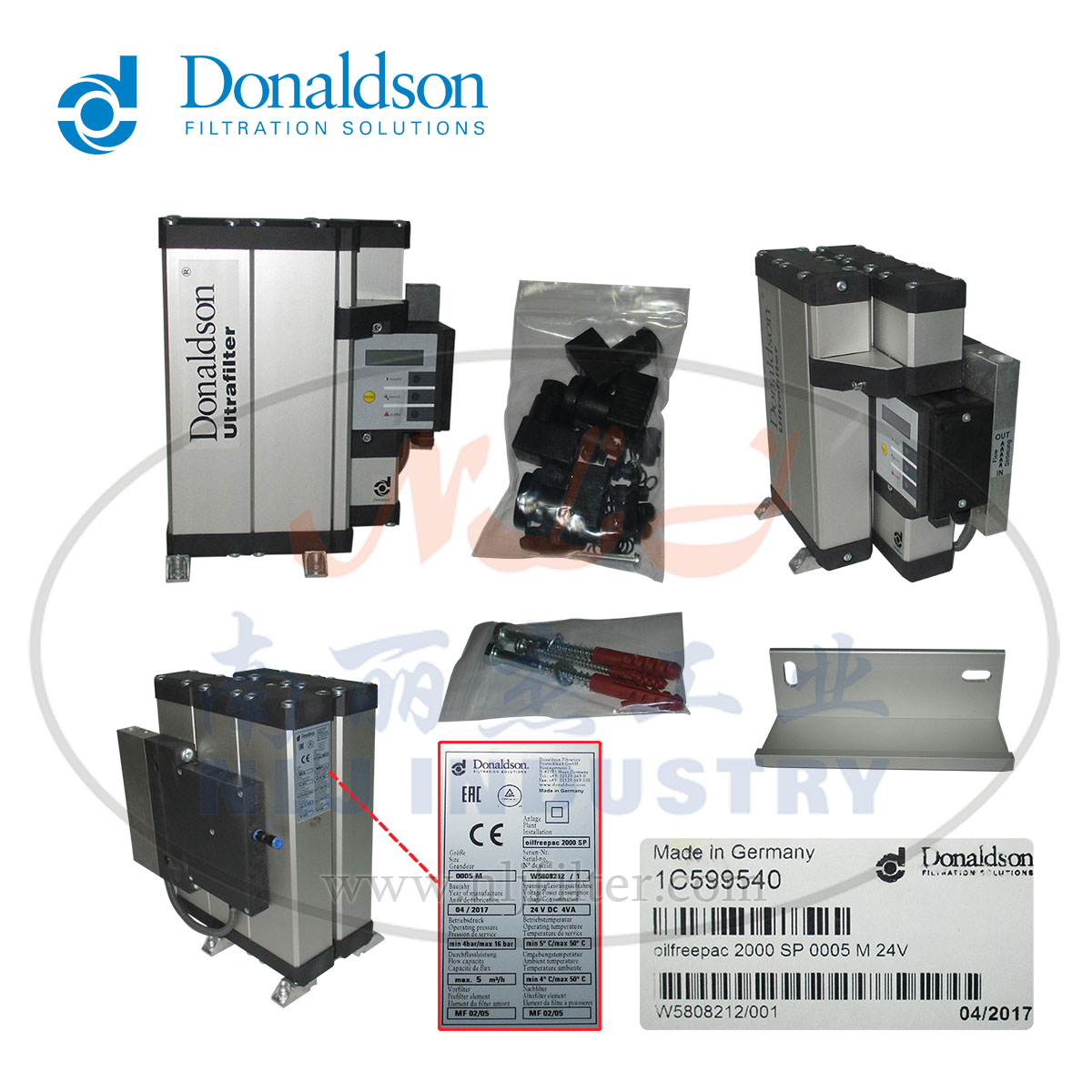 Donaldson Ultrafilter吸附式干燥机Oilfreepac 2000 SP 0005