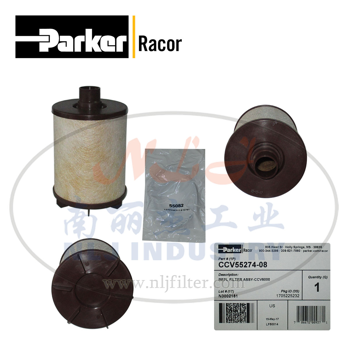 Parker(派克)Racor滤芯CCV55274-08