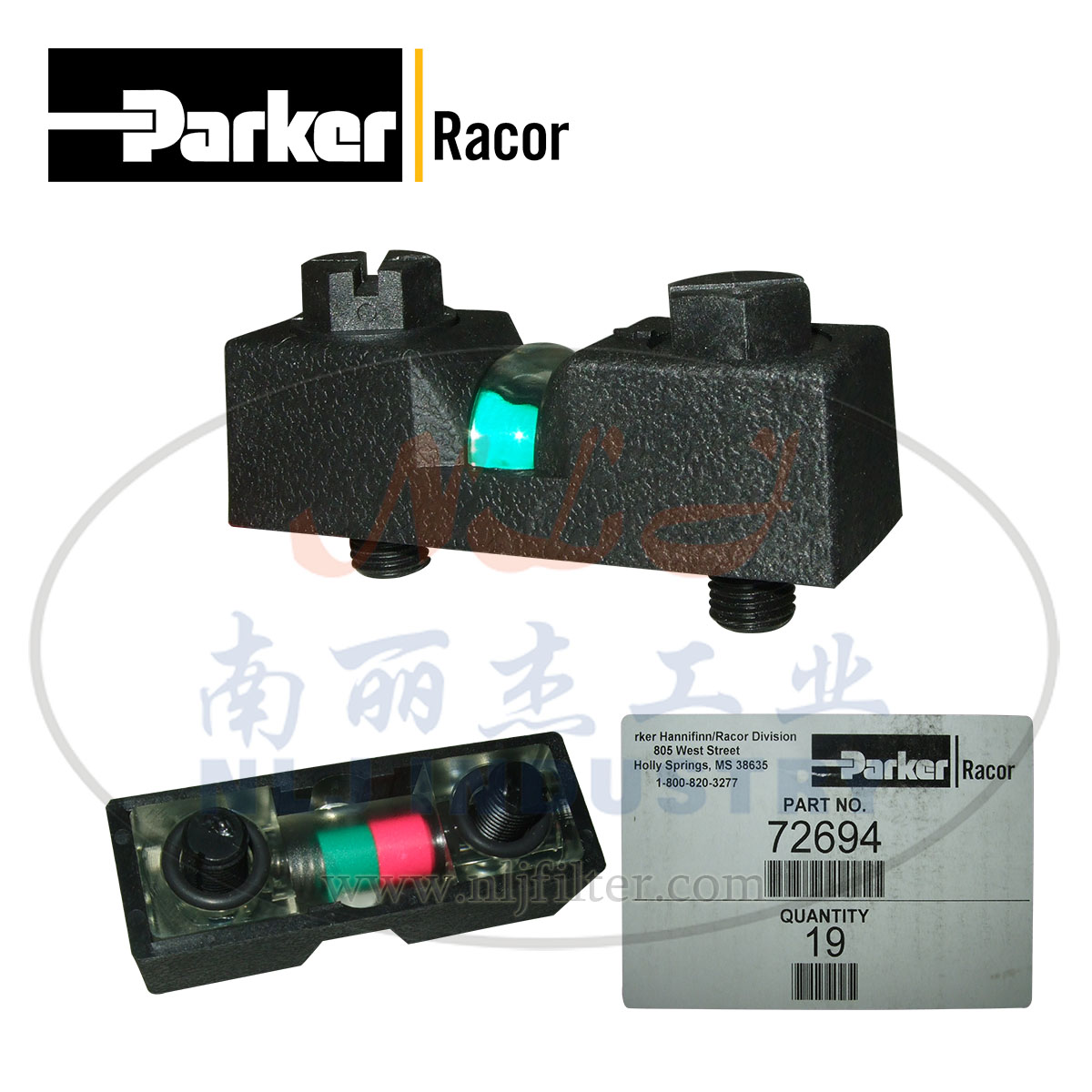 Parker(派克)Racor压差指示器72694