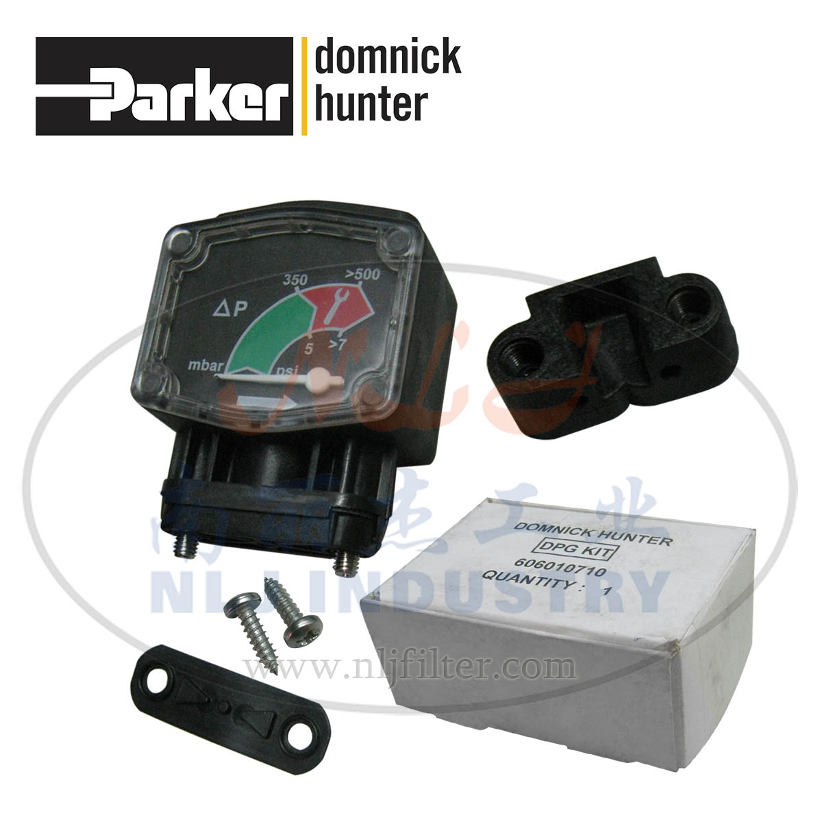 Parker派克domnick hunter压差指示器DPG KIT(606010710)