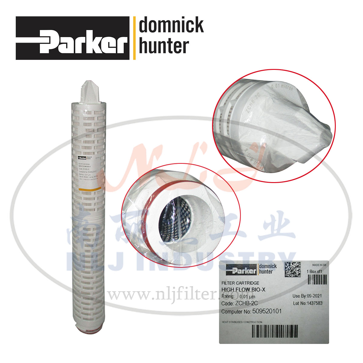 Parker派克domnick hunter多明尼克汉德滤芯ZCHB-2C