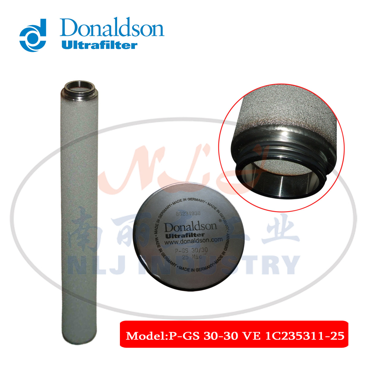 Donaldson Ultrafilter滤芯P-GS 30/30 VE 1C235311-25