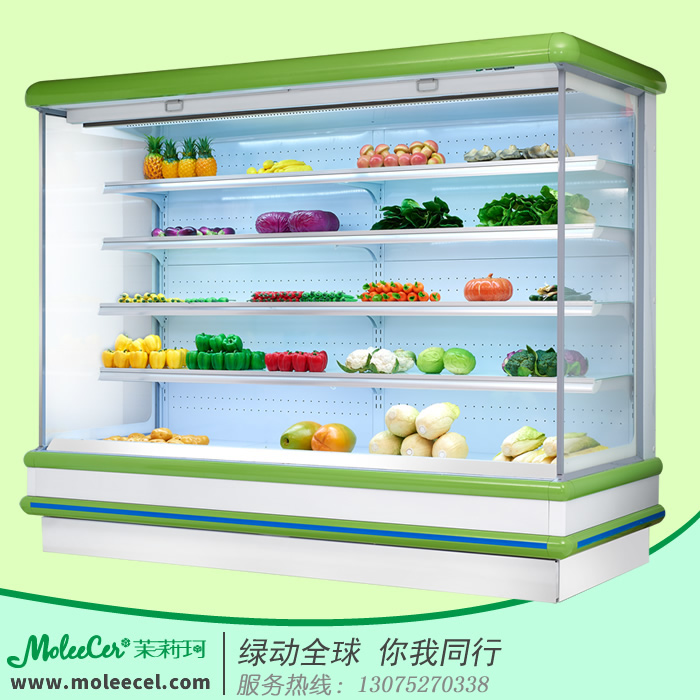 水果柜品牌哪个好LDF-2000F2米欧款外机风幕柜冷藏柜价格深圳厂家