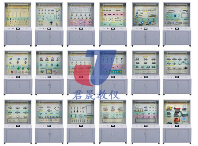 JS-SJ18 机械零件设计教学陈列柜 绘图桌 制图桌 钳工桌 钳工台 液压实验台