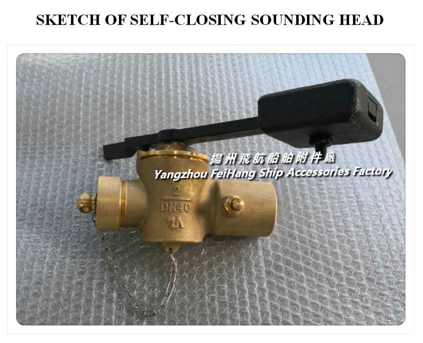 Sounding self closing valve测深自闭阀DN40