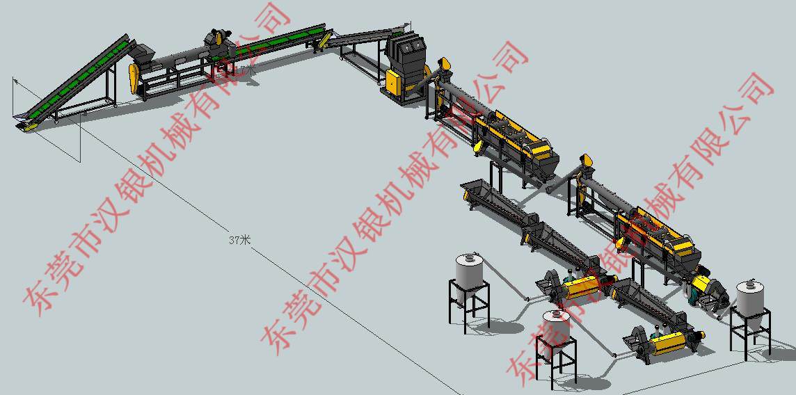 塑料浮沉分离清洗线-塑料清洗线-塑料生产线