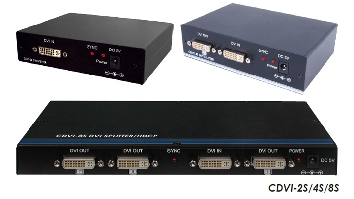视麦特DVI分配器CDVI-2S/4S/8S