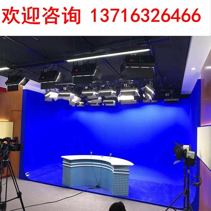 虚拟演播室抠像蓝箱摄像棚