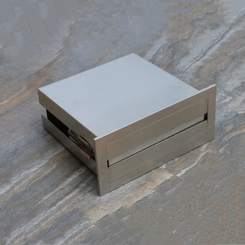 304不锈钢暗装纸巾盒 嵌入在镜子后面 擦手纸架 台面嵌入安装纸箱